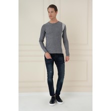 Tr 871 Slim Fit Indigo Klasik Triko