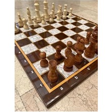 Ahşap Satranç Takımı Büyük Boy 32 Parça Premium Tasarım ile Hediye Seçeneği