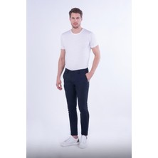 P 1076 Slim Fit Lacivert Spor Pantolon