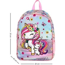 Royalglow Yeni Sezon Unicorn Desenli Lisanslı Anaokul Çantası Kız Kreş Çantası