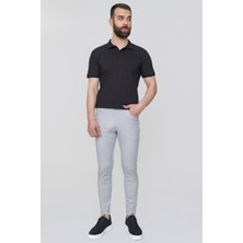 P 1087 Slim Fit Gri Spor Pantolon