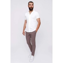 Efor Erkek P 1093 Slim Fit Toprak Spor Pantolon