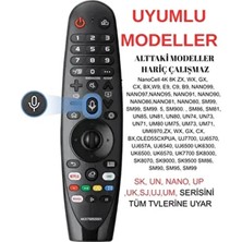 LG Sesli Komutlu Mouseli Sihirli Kumanda MR20, MR19, MR18, MR650 Uyumlu Siyah Renkli
