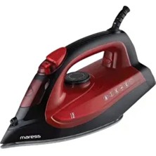 Maress Süperstim Buharlı Ütü Kırmızı Seramik Tabanlı Otomatik Kapanma Özelliği ile Güçlü Performans