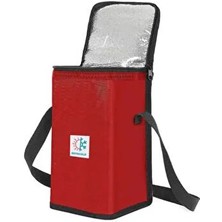 Woys Bags 6 Litre Termal Korumalı Plaj Piknik Kamp Çantası Kırmızı Polyester Cinsiyet Unisex