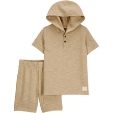 Erkek Bebek Şortlu Set