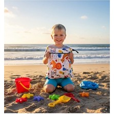 Jungle, 29X35CM Sızdırmaz, Doğa Dostu, Fermuarlı, Islak ve Kuru Mayo, Kirli Temiz Kıyafet Çantası