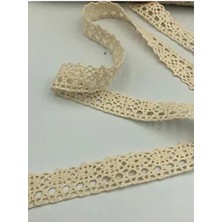 5 Metre Pamuk Dantel Şerit 1.7 cm Kopanaki Güpür