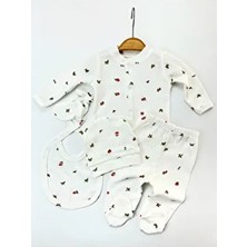 5'li Desenli Hastane Çıkışı Baskılı Yenidoğan Set