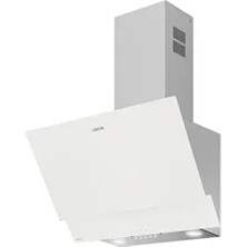 510 W Davlumbaz Cam- Beyaz