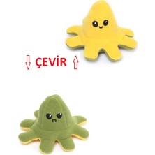 Mod Değiştiren Ahtapot Polar Sarı-Yeşil 18 cm