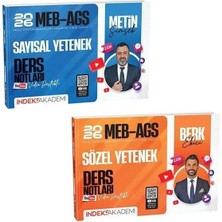Indeks 2026 Meb-Ags Sözel + Sayısal Yetenek Ders Notları 2 Li Set
