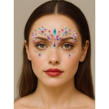 Kristal Göz Taşı Vücut Süsleme Taşı Yüz Süsleme Makyaj Taşı Karışık