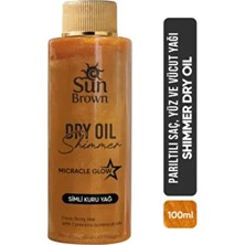 Parıltılı Işıltılı Saç ve Vücut Yağı Shimmer Dry Oil Mucize Parıltı 100ML