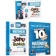Indeks  2026 Kpss Matematik Akademisi Video Ders Notları + Soru Bankası 3 Lü Set