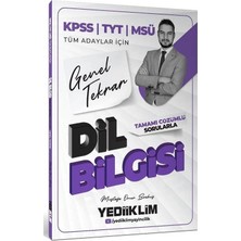 Yediiklim 2026 Kpss Ales Dgs Dil Bilgisi Genel Tekrar Soru Bankası Çözümlü