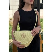 MaVaux Lunera Çapraz Çanta Hasır Malzeme ile Günlük ve Yazlık Stil İçin Tasarlandı