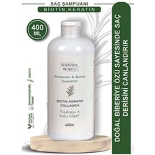 Biberiye Özlü Saç Şampuanı 400 ml – Biotin, Keratin ve Kolajen Içerikli, Saç Derisini Canlandırıcı