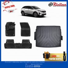Peugeot 3008 3D Havuzlu Paspas ve Üst Bagaj Havuzu (Access-Active-Allure) 2020 Model Uyumlu