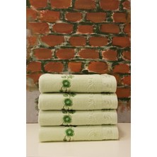 Özdilek Dila V3 Nakışlı 4'lü Havlu - Y. Yeşil