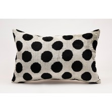 Ipek Kadife Ikat Dekoratif Kırlent Kılıfı