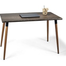 Doğal Ağaç Masif Kütük Masa Ahşap Çalışma Masası Ofis Masası 60CM x 90CM ( Ağaç Ayak )
