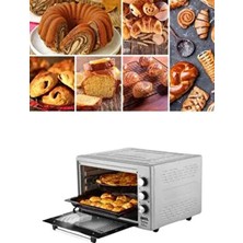 Akel Termostatlı Saatli Lambalı Çok Amaçlı 38 Lt Midi Fırın AF380L Gri