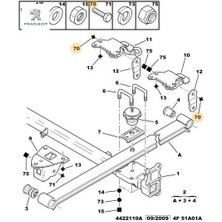 Arka Makas Bağlan Civata Peugeot 6923.A0