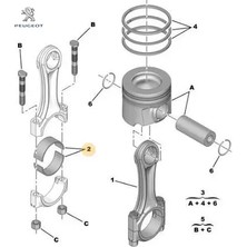 Kol Yatak Boxer 2.0 Hdi DW10FUD Euro 6 ( 4 Ad Aliniz )