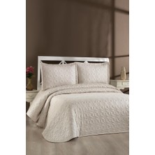 Lena Kapitoneli Çift Kişilik Yatak Örtüsü 230X240 Bej