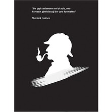 Sherlock Holmes Ciltli Defter; "bir Şeyi Saklamanın En Iyi Yolu, Onu Herkesin Görebileceği Bir Yere Koymaktır."