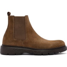 Erkek Vizon Süet Deri Chelsea Bot 25WFD632710