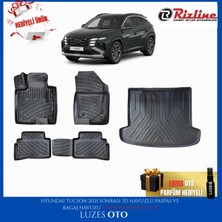 Rizline Hyundai Tucson 3D Havuzlu Paspas ve Bagaj Havuzu (Comfort-Prime-Elite) 2024 Model Uyumlu BENZİN/DİZEL