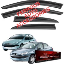 Peugeot 206 Ferrous Cam Rüzgarlığı 4lü 1998 2008