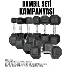 Rebuwo Hex Dambıl Set (2,5KG-40KG)