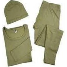 Erkek Haki Asker Içlik Asker Thermal Üçlü Takım Asker Içlik Asker Çorabı Hediyeli