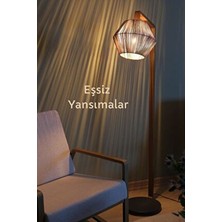 Forada Home & Style Dekoratif Ipli Metal Ayaklı Lambader Çok Renkli Tasarım ile Modern Alanlar İçin Şık Aydınlatma