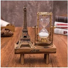 Kişiye Özel Eyfel Kulesi Paris Ahşap Kum Saati
