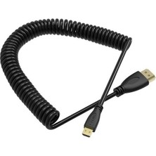 Oem Marka HD02 Spiral 4K HDMI Kablosu  (C-A Mini) 50CM-90CM