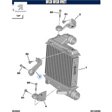 Eşanjör Bağlanti Ayaği  2008-308-3008-508-PARTNER Peugeot 9803778880