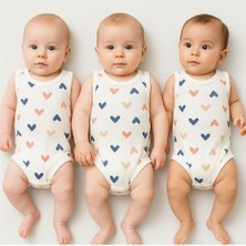 Yenidoğan Bebek Çocuk 3 Parça Body Zıbın Set