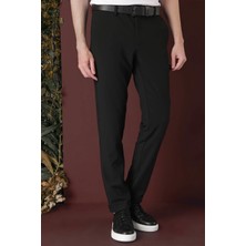 Efor Erkek Slim Fit Yan Cepli Dokulu Esnek Casual Koyu Yeşil Pantolon P 1139