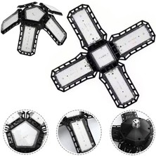 Ledx Ayarlanabilir Açılı 4 Kanatlı 108 Smd Ledli Galaxy Projektör Işığı 50W 5500 Lumen E27 32Cm Çap