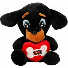Kalpli Peluş Köpek 30 cm
