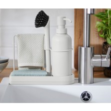 Tchibo Lavabo Düzenleyici Gri Renkli Sürdürülebilir Malzemeden Yapılmış Kompakt Tasarım
