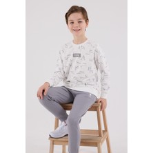 US2230 - Beyaz - U.s. Polo Assn Kids Erkek Eşofman Takımı