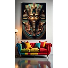 Özkacar Group Firavun Portre Iıı Ev Duvar Salon Güzellik Salonu Ofis Dükkan Dekarasyon Kanvas Tablo