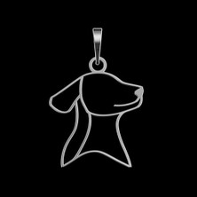 TabiTela 925 Ayar gümüş kolye köpek SM9072