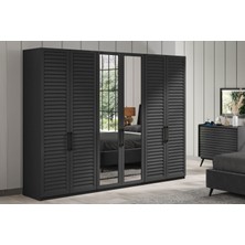 Rent Grey 6 Kapılı Gardırop