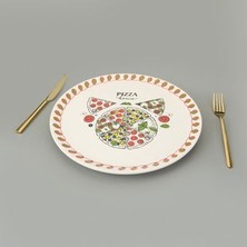 Kitchen Pizza Lover Pizza Tabağı - Renkli - 31 cm